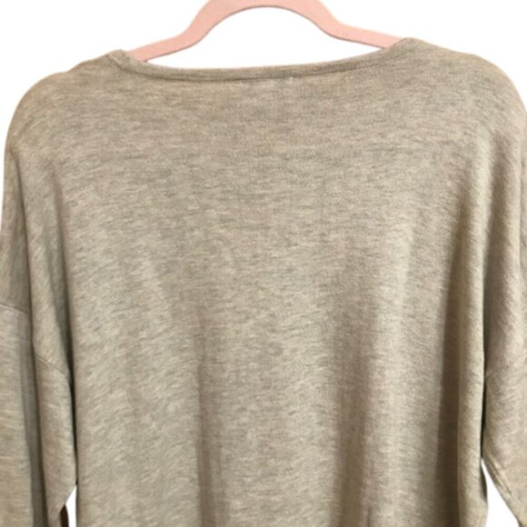 J. Jill Women's Crew Neck Weston the Dog Beige Sweater Pullover Size Medium - Picture 7 of 11
